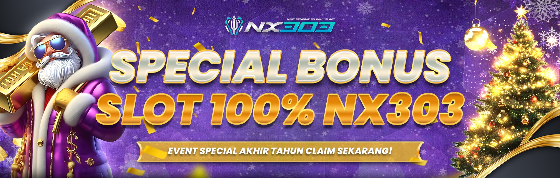  BONUS 100% SLOT NX303