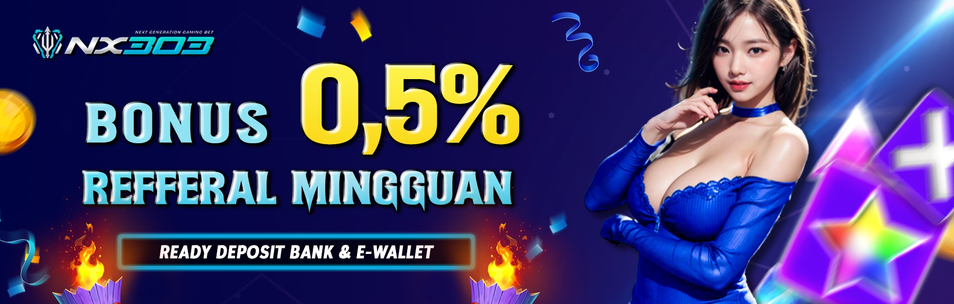 HOME BONUS REFFERAL MINGGUAN 0.5%