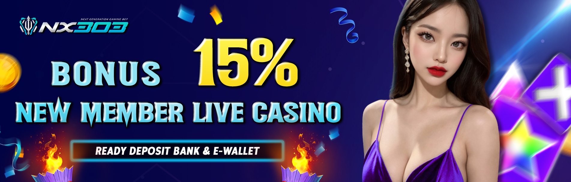 HOME BONUS NEW MEMBER LIVE CASINO 15%