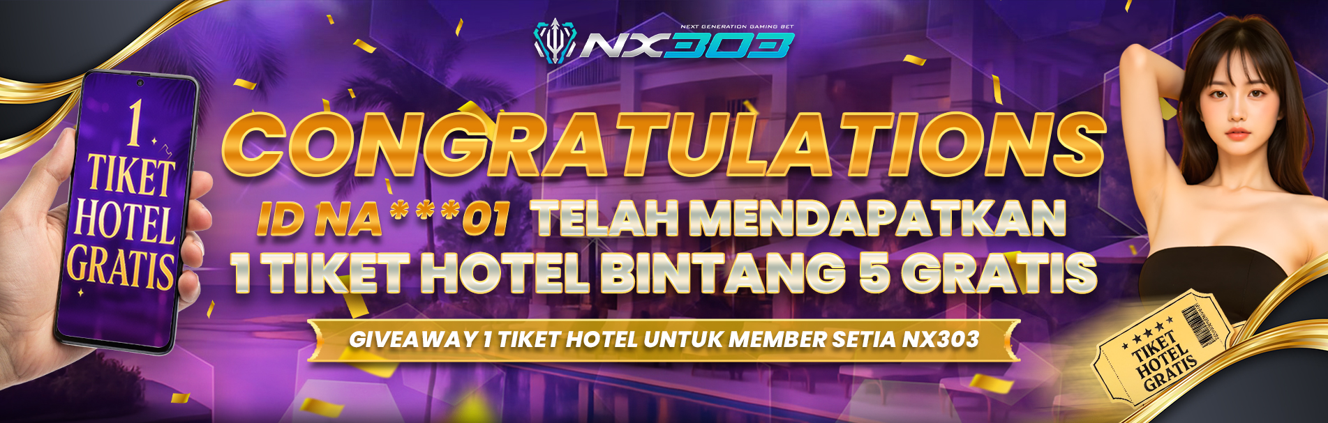 GIVE AWAY 1 TIKET HOTEL BINTANG 5