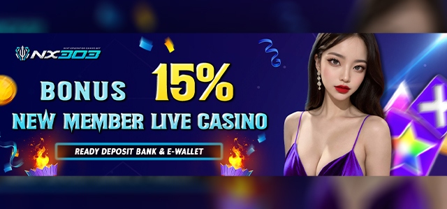 HOME BONUS NEW MEMBER LIVE CASINO 15%