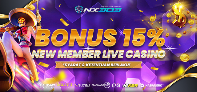 HOME BONUS NEW MEMBER LIVE CASINO 15%