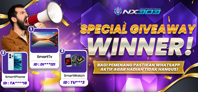 PEMENANG GIVE AWAY SPECIAL TURNOVER NX303