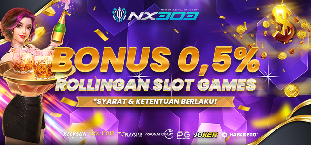 BONUS ROLLINGAN SLOT 0,5% NX303