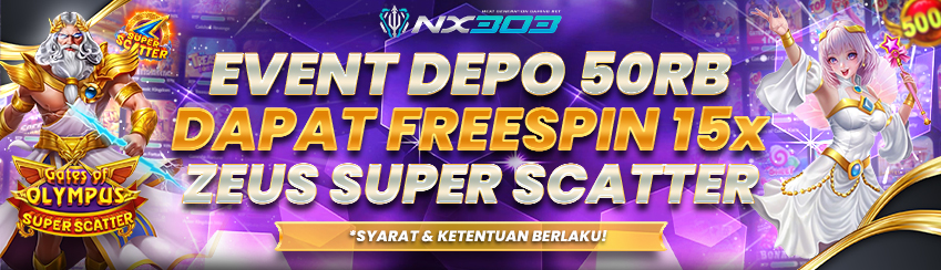 BONUS 15X FREE SPIN GRATIS GATES OF OLYMPUS SUPER SCATTER