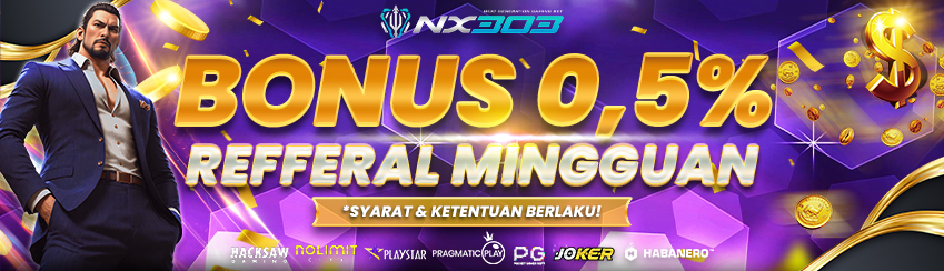 BONUS REFERRAL MINGGUAN 0,5%