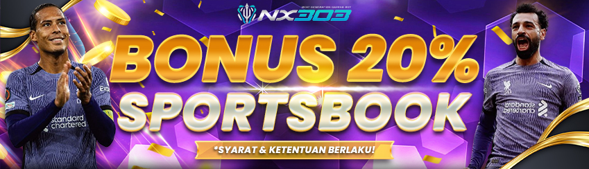 WELCOME BONUS SPORTSBOOK 20%