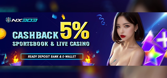 CASHBACK SPORTSBOOK DAN LIVECASINO 5%